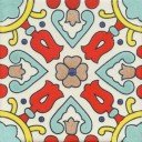Mexican Talavera Tile Matte Jericó