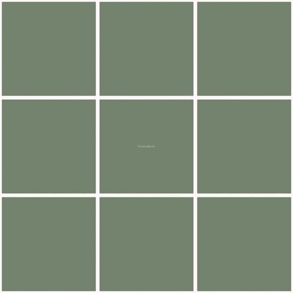 Mission Cement Field Tiles Solid Armygreen