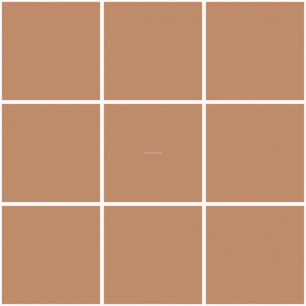 Mission Cement Field Tiles Solid Bronze