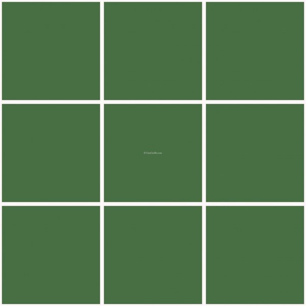 Mission Cement Field Tiles Solid Forestgreen