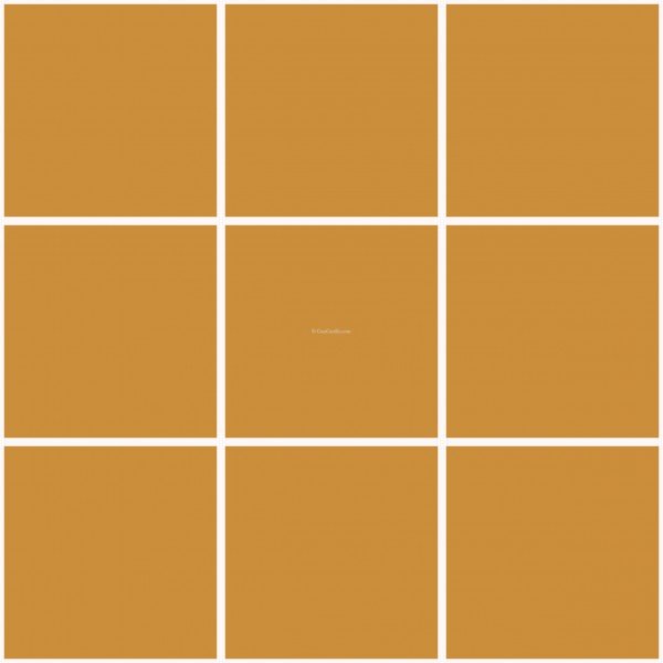 Mission Cement Field Tiles Solid Gold