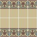Ceramic High Relief Border Tile Santa Paola