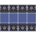 Ceramic High Relief Border Tile Navarres Negro