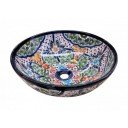 Talavera Vessel Sink Round San Miguel