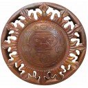 Mexican Wall Lamp 24" Aztec Sun