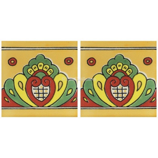 Mexican Talavera Border Tile Tamuin