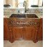 Copper Apron Sink 2 Bowls 60/40 Grapevines