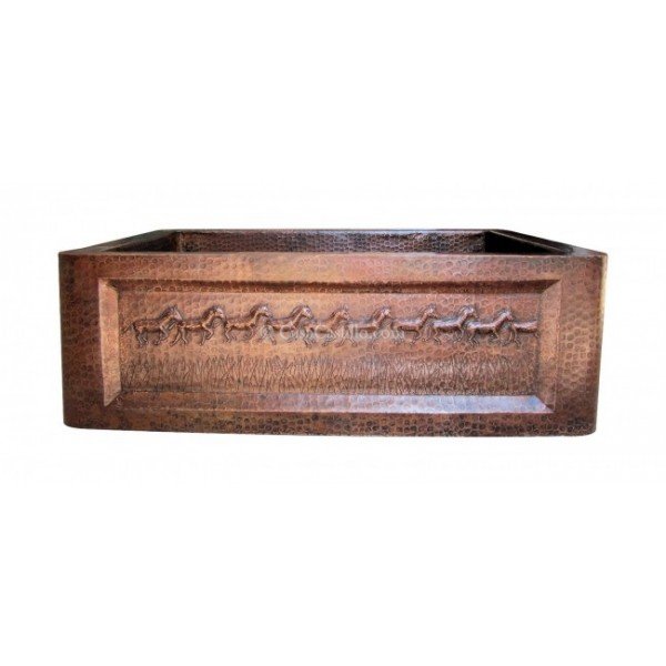 Copper Apron Sink Horses