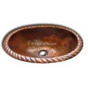 Copper Sink Oval Embrace