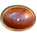 Copper Sink Oval Natural
