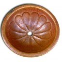Copper Sink Round Gerbera