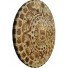 Mexican Aztec Calendar Wooden Inlay