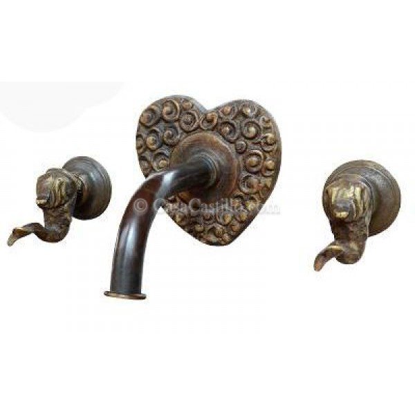 Mexican Bronze Faucets Set Riaza