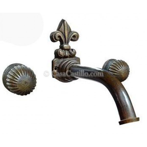 Mexican Bronze Faucets Set Santa Fe