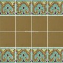 Ceramic High Relief Border Tile Alcobendas