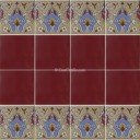 Ceramic High Relief Border Tile Cenefa Tapete