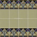 Ceramic High Relief Border Tile Logrono