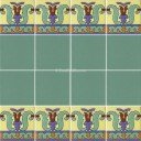 Ceramic High Relief Border Tile Ciudad Real