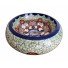 Mexican Talavera Round Vessel Sink Donut Flores Verdes