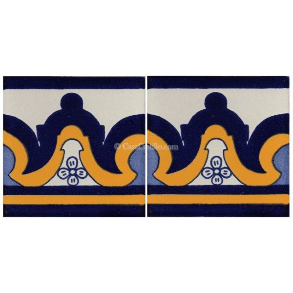 Mexican Talavera Border Tile Abasolo