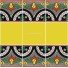 Mexican Talavera Border Tile Cananea