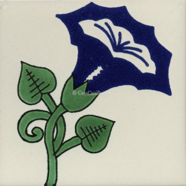 Mexican Talavera Tiles Flowers 9