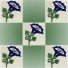 Mexican Talavera Tiles Flowers 9