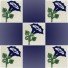 Mexican Talavera Tiles Flowers 9