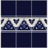 Mexican Talavera Border Tile Gento