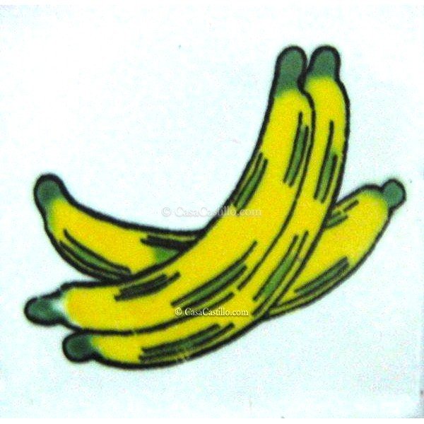 Mexican Talavera Tiles Banana