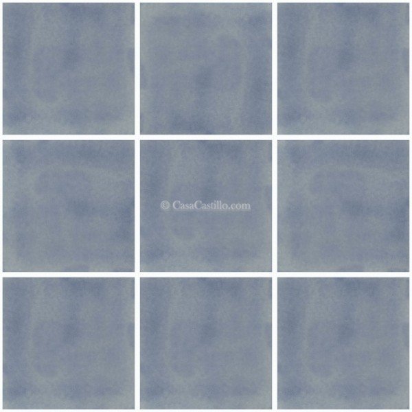 Mexican Talavera Tiles Blue Washed
