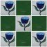 Mexican Talavera Tiles Flowers 26