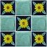 Mexican Talavera Tiles Sunflower 11
