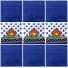 Mexican Talavera Border Tile Tijuana