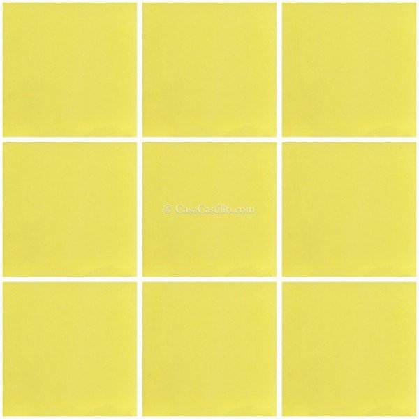 Mexican Talavera Tiles Yellow Light