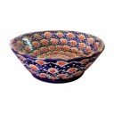 Mexican Talavera Vessel Sink Pavo Azul