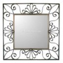 Mexican Tin Mirror Flores Colonial Mexican Tin Mirror Flores Colonial