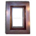 Mexican Tin Mirror with Golden Finish Elegant Mexican Tin Mirror with Golden Finish Elegant