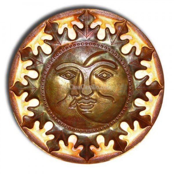 Mexican Wall Lamp 24" Luna y Sol