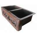 Copper Apron Sink 2 Bowls Murillo