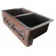 Copper Apron Sink 2 Bowls Murillo