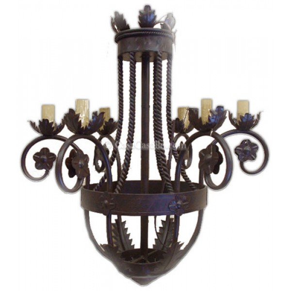 Iron Chandelier Dolores