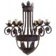 Iron Chandelier Dolores