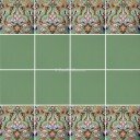 Ceramic High Relief Border Tile Ambrosia