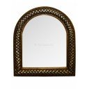 Hand Painted Wooden Mirror 34" Interwoven