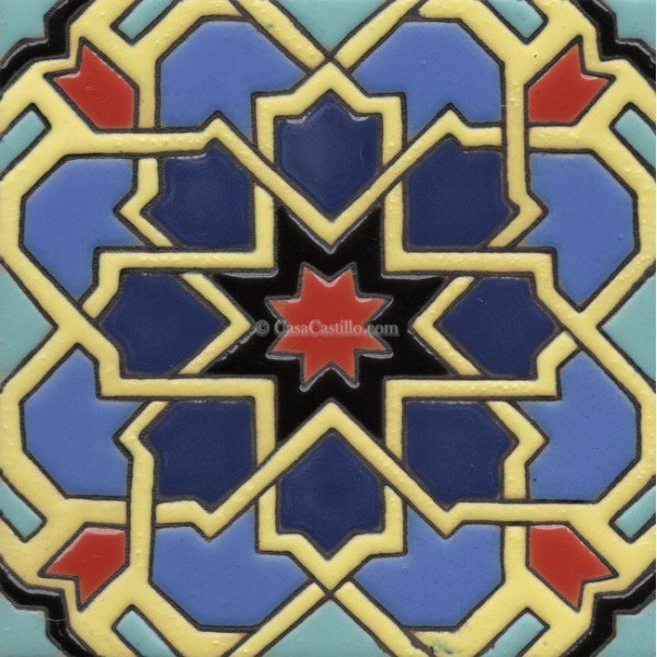 Mexican Ceramic High Relief Tile CS158