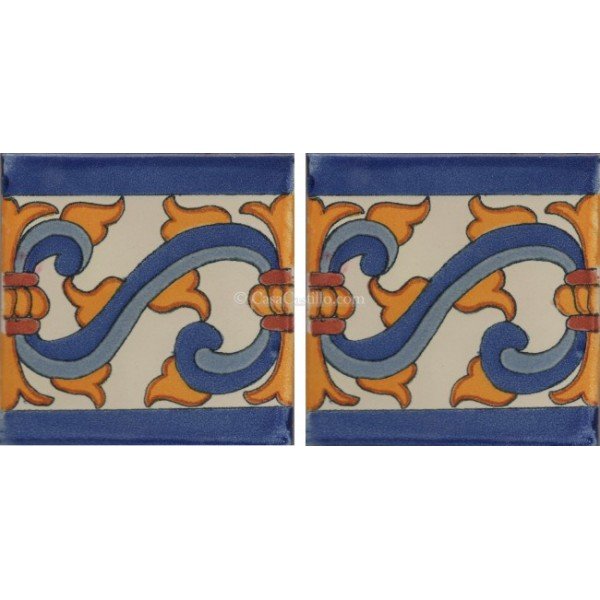 Mexican Talavera Border Tile Jarol