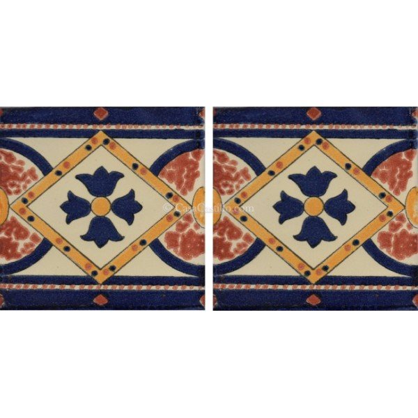Mexican Talavera Border Tile Julios