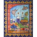 Ceramic Frost Proof Mural Bodegon 2