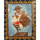 Ceramic Frost Proof Mural Gallito 1